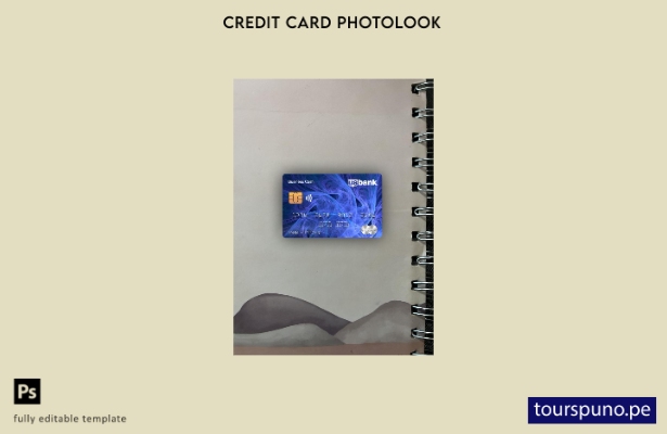 listo para imprimir EE.UU. Plantilla frontal de aspecto fotográfico de Masterc 1